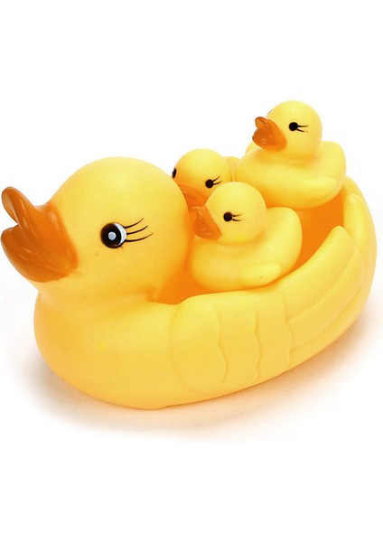 Bir Stil Mumya Kauçuk Yarış Squeaky Ördek Aile Banyo Oyuncak Çocuk Oyun Oyuncak Yeni Sevimli Mumya Kauçuk Yarış Squeaky Ördek Aile Banyo Oyuncak (Yurt Dışından)