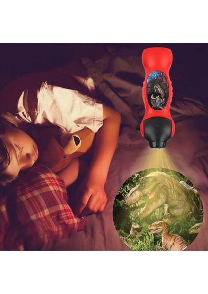 D Stili Dinozor Köpekbalığı Projeksiyon Gece Çalışma Öğrenme Oyuncak El Feneri Uyku Tarih Erken Eğitim Modeli Fener El Feneri Eğlenceli Oyuncaklar (Yurt Dışından)