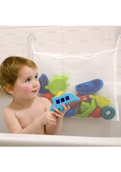 45X35 Sadece Çanta Stili Bebek Banyo Ağ Örgü Çanta Yapışkan Tasarımı Oyuncaklar Için Banyo Ağ Çocuk Sepeti Karikatür Şekiller Kumaş Kum Oyuncakları Depolama Ağı Çantası (Yurt Dışından)