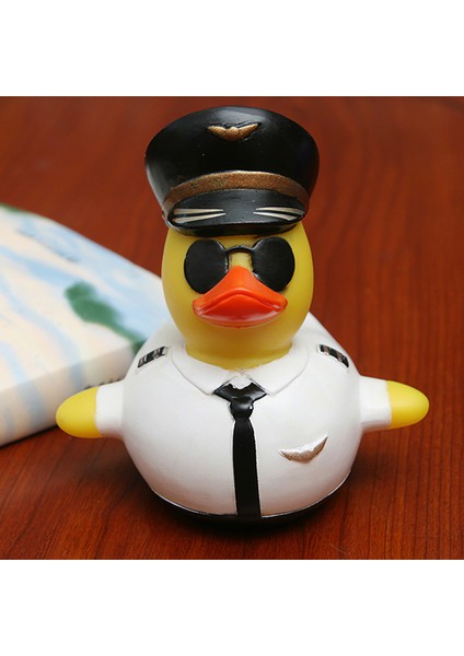 1 Adet Yaratıcı Karikatür Duş Yüzen Oyuncak Bebek Yüzme Sevimli Oyuncak Bebek Duş Lastik Ördek Şirin Pilot Ördek Su Banyo Oyuncak (Yurt Dışından) fiyatları