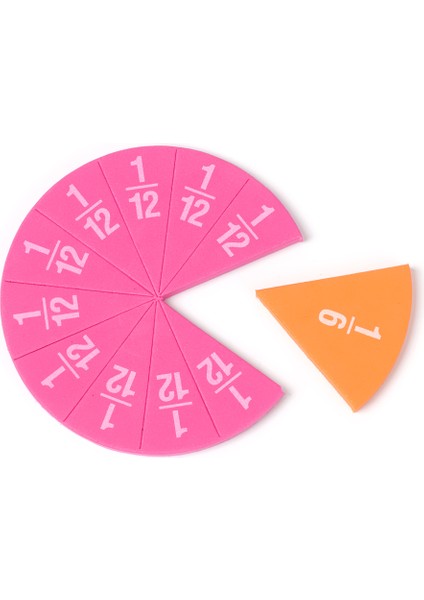 51 Adet Tarzı Eva Yuvarlak Şekilli Kesirler Aracı Montessori Matematik Eğitici Oyuncaklar Matematik Öğrenme Aracı Öğrenci Öğretim Hediyeleri (Yurt Dışından) indirimleri