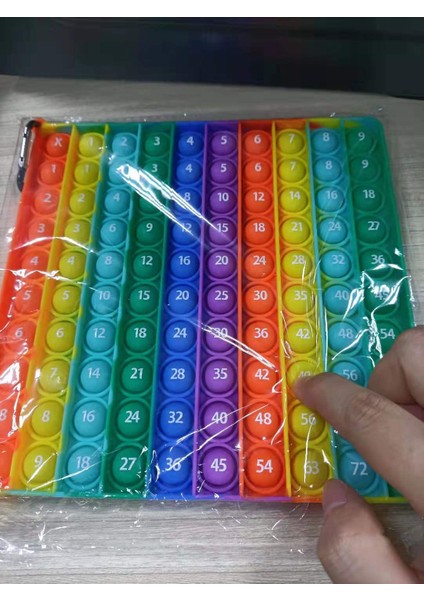 20CM Tarzı Montessori Büyük Boy It 100 Kabarcık Çocuk Oyuncakları Bebek Matematik Aralığı 9x9 Çarpım Tablosu Öğretim Yardımcıları Eğitici Oyuncaklar (Yurt Dışından) fiyatları