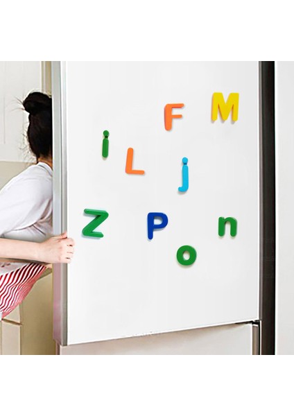 Bir Stil Çocuklar Için Eğitici Oyuncaklar Manyetik Harfler Dijital Manyetik Stickerlar Ingilizce Harfler Buzdolabı Stickerları (Yurt Dışından) indirimleri