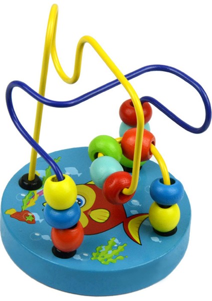 Altın Tarzı Montessori Bebek Oyuncakları Ahşap Roller Coaster Boncuk Labyrinti Çocuk Erken Öğrenme Eğitici Bulmaca Matematik Oyuncakları Yaşlar Için (Yurt Dışından)