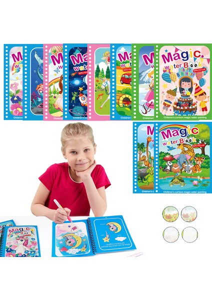 Alfabe Stili Montessori Oyuncak Sihirli Su Kitabı Yeniden Kullanılabilir Boyama Duyusal Kitaplar Erken Eğitim Doğum Günü Noel Yeni Yıl Hediyesi (Yurt Dışından) indirimleri