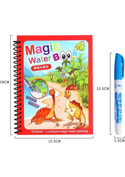 Sayılar Stili Hayvanat Bahçesi Prenses Sihirli Su Çizim Kitabı Boyama Denizkızı Karikatür Doodle Sihirli Kalem Çizim Tahtası Oyuncak Çocuklar Hediye (Yurt Dışından)
