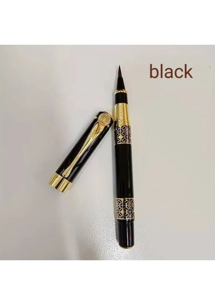 Fırça Uçlu Dolma Kalem, Brush Pen, Kurt Kılı, Hazneli, Siyah-Çini, Seramik Tahrir Fırçası No:1