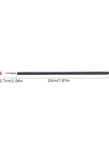 Tahrir Fırçası No:3 Numara L Beden 2.7cm Uç Uzunluğu-(Çini, Seramik, Tezhip, Minyatür, Boyama) fiyatları