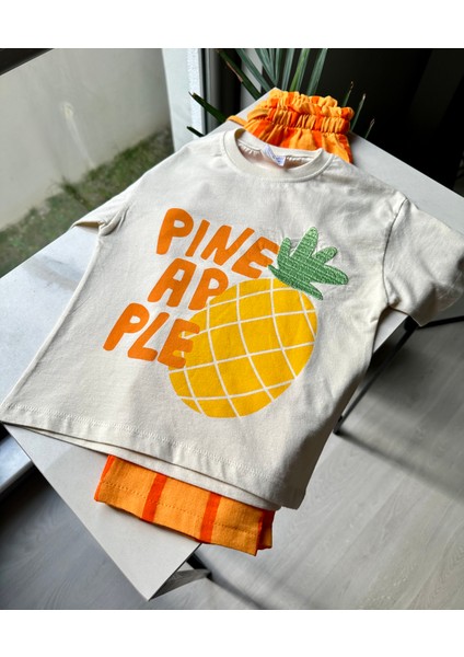 Pineapple Desenli Kız Çocuk Takımı fiyatları