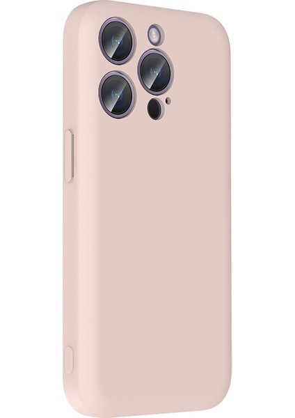 Apple iPhone 14 Pro Max Kılıf Kamera Korumalı Kartlık Hazneli App Vitra Kapak - Mürdüm