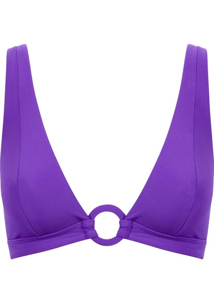 Summer Essence Üçgen Bikini Üstü, Geri Dönüşümlü Kumaş, Geniş Askılı