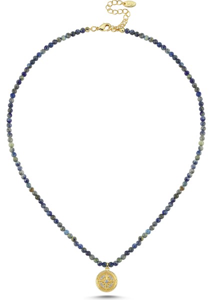 Çelik Lapis Taşı Kolye