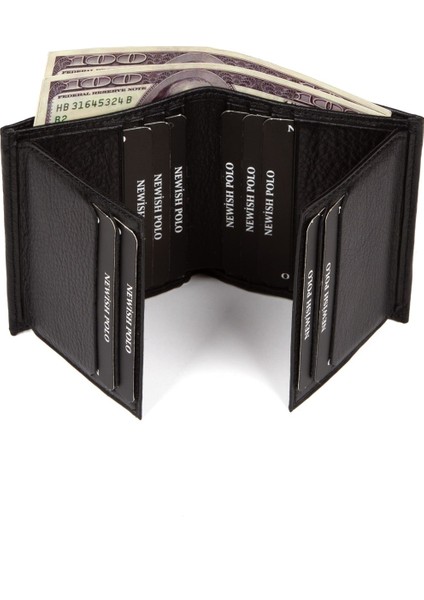 Erkek Deri Cüzdan ve Kartlık – NEWPOLO106- Kahverengi modelleri