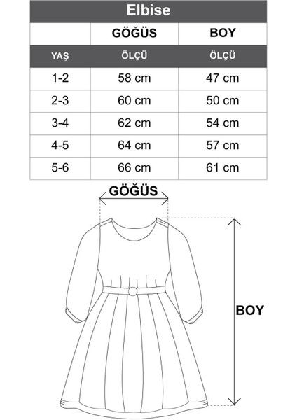 Bisiklet Yaka Fırfır Kol Omuzları Fırfırlı Bej Renk Kız Çocuk Elbıse indirimleri