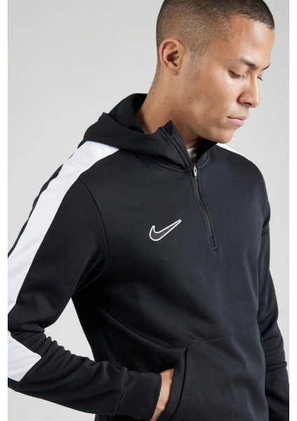 Therma Fit Çeyrek Fermuar Siyah Erkek Sweatshirt