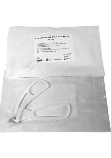 Cilt Stapler Sökücü Beyaz Cerrahi Cilt Zımbası Sökme Aparatı Eğitim Materyali