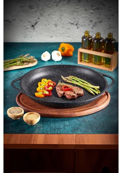 Lavonni 36 cm Döküm Bazlama Tavası