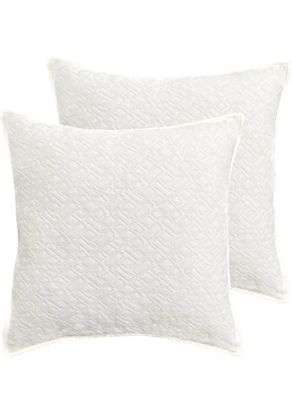 Kırlent Kılıfı Jakarlı Dekoratif 2’li 45 x 45 cm Koltuk Kırlent Kılıfı