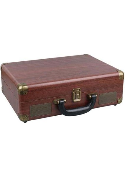Magıcvoıce PU16 Retro Vintage Çanta Pikap - Radyo - Bluetooth - USB Mp3 Çalar 350X255X115MM