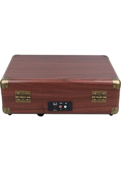 Magıcvoıce PU16 Retro Vintage Çanta Pikap - Radyo - Bluetooth - USB Mp3 Çalar 350X255X115MM