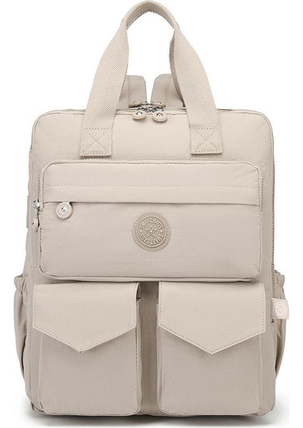 Büyük Boy Krinkıl Kumaş Sırt Çantası Smart Bags 1175