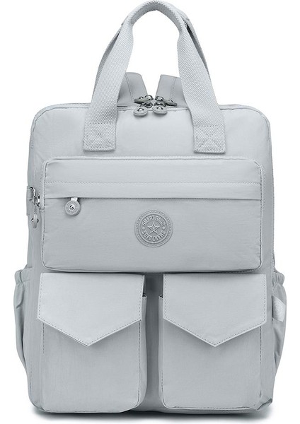 Büyük Boy Krinkıl Kumaş Sırt Çantası Smart Bags 1175