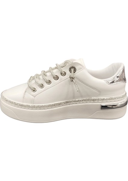 8392589Z Iç Dış Deri Ortopedik Taş Detaylı Parlak Bağcıklı Günlük Şık Kadın Casual Ayakkabı fiyatları