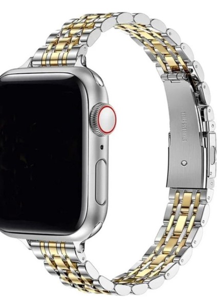 Apple Watch 10 42MM 4 5 6 7 8 9 Uyumlu 38 40 41MM Ince Slim Rolex Tasarım Kordon Kayış fiyatları