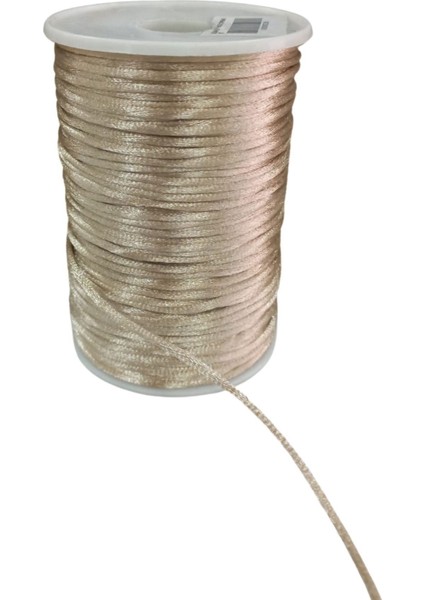 Sıçan Kuyruğu ip Floş 0,5 mm Bej 5 Metre
