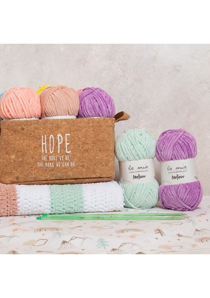 Mellow Bebe Sarı El Örgü ipi - 909 - 34158