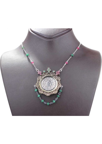 925 Ayar Gümüş Ve Bronz Karışımı Dualı Otantik Kolye modelleri