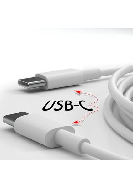 ® Apple 15/15 Pro Type-C To Type-C Hasır Örgü Hızlı Şarj Kablosu (1m)