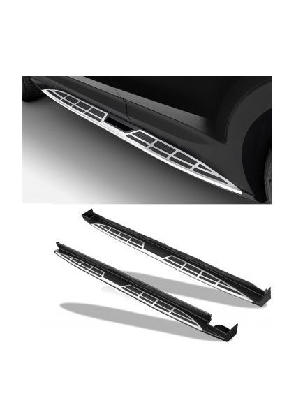 Hyundai IX45 Uyumlu 2019 Sonrası Yan Basamak Square Style