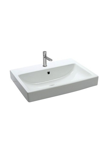 Batarya Delikli Tezgah Üstü Lavabo