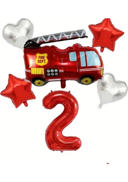 Itfaiye Aracı 2 Yaş Folyo Set