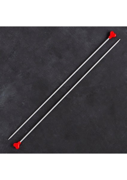 Kalpli 3mm 35CM Klasik Alüminyum Örgü Şişi -