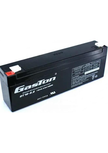 GT12-2.2 Gaston Işıldak Kuru Akü 12V 2.2AH