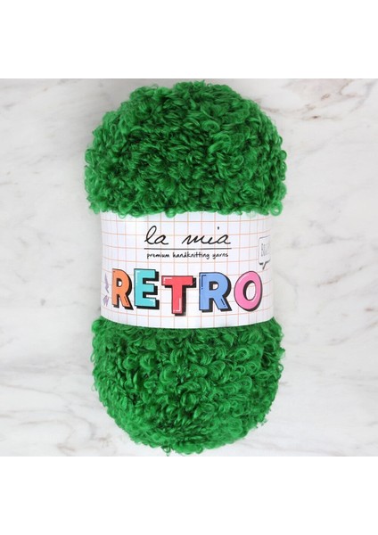 Retro Yeşil El Örgü ipi - LM0107
