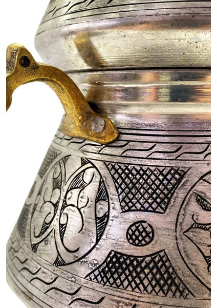 El Yapımı Eskitme Bakır Çaydanlık, Kalaylı ve Kalın Tasarım, Metalik Renk fiyatları