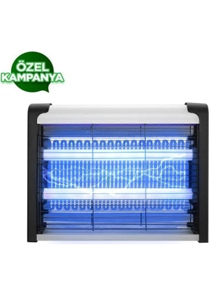 41X26CM Mor Işıklı 20W Elektrikli Uv Sivrisinek Uçan Haşere Öldürücü Zincirli Askılı Cız Cihazı