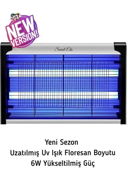 41X26CM Mor Işıklı 20W Elektrikli Uv Sivrisinek Uçan Haşere Öldürücü Zincirli Askılı Cız Cihazı