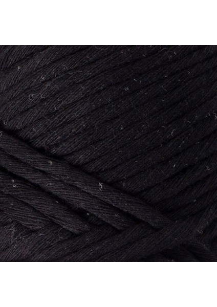Boho Siyah Büküm Makrome ipi - L006 - 33997