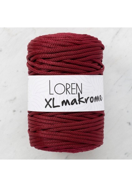 Xl Makrome Bordo El Örgü ipi - R049 - 33715
