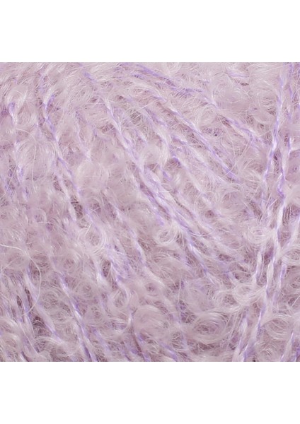 Alpaca Boucle 50 gr Lila El Örgü ipi - L346 - 34391