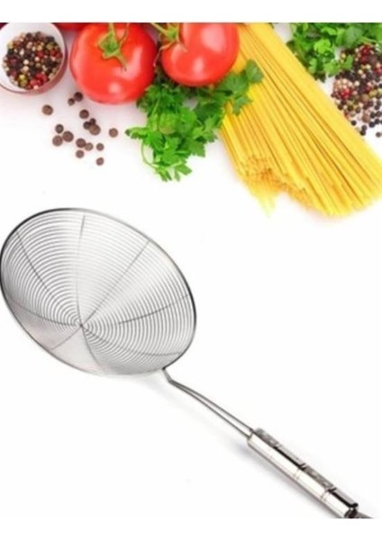 ® Pratik Kullanışlı 12 cm Yağ Kevgiri Kızartma Haşlama Süzgeci