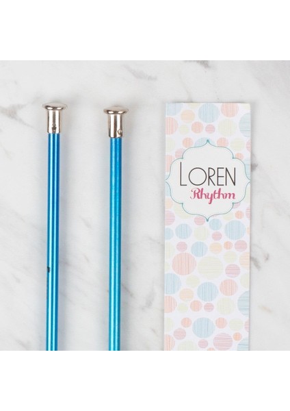 Rythm 5mm Mavi Renkli Metal Örgü Şişi fiyatları