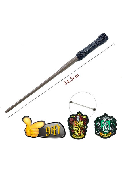 Harry'nin Yeni Stili 27 Tür Potter Asasına Cosplay Metal Iron Core Dumbledore Luna Asası Çocuk Sihirli Asa Hediye Kutusu Olmadan Potter Prop (Yurt Dışından)