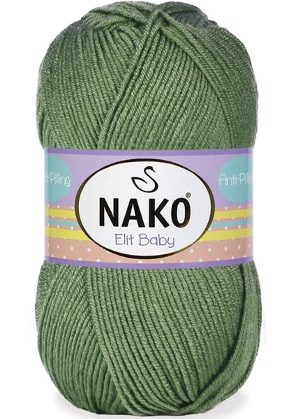 Elit Baby Anti Pilling Tüylenmeyen Bebek ipi 10307 Nilüfer Yaprağı