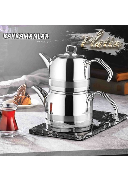Kahraman Kah 1023 - P Enza Mega Boy Metal Sap Çaydanlık