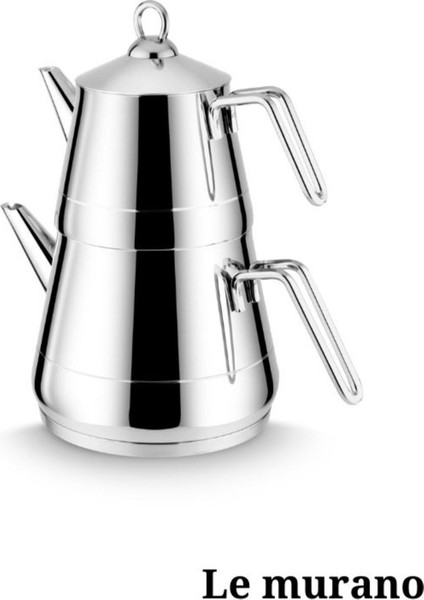 Mini Metal Çaydanlık, şık ve kullanışlı, 0-2L, mat ve dayanıklı çelik.